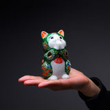 Kutani Ware Begging Cat Ornament ”Gigi” / 九谷焼 招き猫