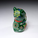Kutani Ware Begging Cat Ornament ”Gigi” / 九谷焼 招き猫