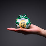 Kutani Ware Animal Ornament - Happy Frog / 九谷焼 カエル
