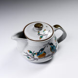 Kutani Ware Teapot - Kingfishers on a Branch / 九谷焼 ティーポット