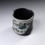 Kutani Ware Yunomi Tea Cup - Kingfisher / 九谷焼