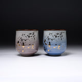 Kutani ware Pair Tea Cup - Gold Leaf / 九谷焼 ペア湯呑み