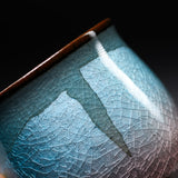 Kutani ware Pair Tea Cup - Ginsai Silver Leaf / 九谷焼 ペア湯呑み