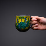 Kutani Ware Mug Cup - Yoshidaya Birds / 九谷焼 マグカップ