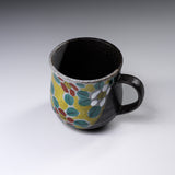 Kutani Ware Mug Cup - Yoshidaya Flower / 九谷焼 マグカップ