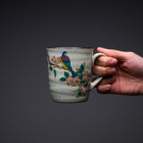 Kutani Ware Mug Cup - Iroe Bird / 九谷焼 マグカップ