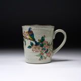 Kutani Ware Mug Cup - Iroe Bird / 九谷焼 マグカップ