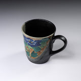 Kutani Ware Mug Cup - Yoshidaya Peony / 九谷焼 マグカップ