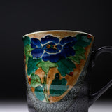 Kutani Ware Mug Cup - Yoshidaya Peony / 九谷焼 マグカップ