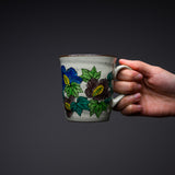 Kutani Ware Flower Mug - 9 cm / 九谷焼 マグカップ