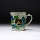 Kutani Ware Flower Mug - 9 cm / 九谷焼 マグカップ