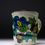 Kutani Ware Flower Mug - 9 cm / 九谷焼 マグカップ