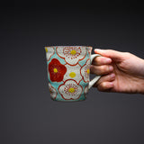 Kutani Ware Petite Flower Mug / 九谷焼