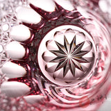 KAGAMI Crystal Edo-Kiriko Rock Glass - Yumeiro Red / 江戸切子 ロックグラス