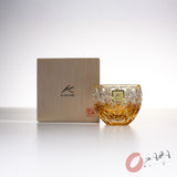 KAGAMI Crystal Edo-Kiriko Cold Sake Cup - Dazzling Wind - Junichi Nabetani / 風華 鍋谷淳一