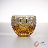KAGAMI Crystal Edo-Kiriko Cold Sake Cup - Dazzling Wind - Junichi Nabetani / 風華 鍋谷淳一