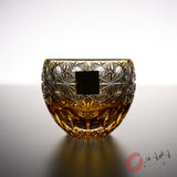 KAGAMI Crystal Edo-Kiriko Cold Sake Cup - Dazzling Wind - Junichi Nabetani / 風華 鍋谷淳一