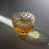 KAGAMI Crystal Edo-Kiriko Cold Sake Cup - Dazzling Wind - Junichi Nabetani / 風華 鍋谷淳一