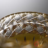 KAGAMI Crystal Edo-Kiriko Cold Sake Cup - Dazzling Wind - Junichi Nabetani / 風華 鍋谷淳一