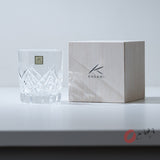 KAGAMI Crystal Japanese Handmade Whiskey Rock Glass - 260 ml - Sleet