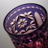 KAGAMI Crystal Multilayer Coloured Rock Glass - Flower Ball / 篠崎 英明 - 花手毬
