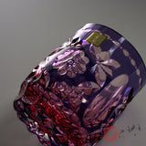 KAGAMI Crystal Multilayer Coloured Rock Glass - Flower Ball / 篠崎 英明 - 花手毬