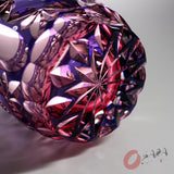 KAGAMI Crystal Multilayer Coloured Rock Glass - Flower Ball / 篠崎 英明 - 花手毬