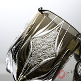 KAGAMI Crystal Premium Cold Sake Set - Subaru Black / 冷酒揃え 昴 根本達也