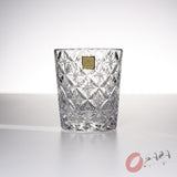 KAGAMI Crystal Transparent Whiskey Rock Glass - Cloisonne - Satoshi Nabetani  / 七宝 鍋谷聰