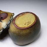 KASHIWA Seto Ware - Container Case - Owl / 瀬戸焼 かしわ窯