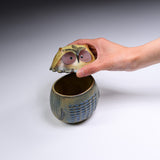 KASHIWA Seto Ware - Container Case - Owl / 瀬戸焼 かしわ窯