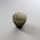 Sugahara Handmade Glassworks - Kikka Frosted Bowl - Small Black / 菅原工芸硝子 Sghr