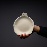 Shinichi Ozeki Polar Bear Plate - Small / 笠間焼