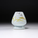 Kyo Kiyomizu Ware Matcha Whisk Stand - Inaho Sparrow / 茶筅立て