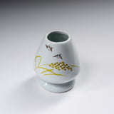 Kyo Kiyomizu Ware Matcha Whisk Stand - Inaho Sparrow / 茶筅立て