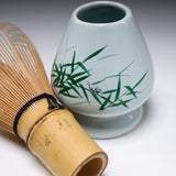 Kyo Kiyomizu Ware Matcha Whisk Stand - Bell Cricket / 茶筅立て 鈴虫