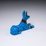 KOBEI Kiln The Egypt 9 Glory Gods Ornament - Mini Anubis / 幸兵衛窯 青釉オーナメント