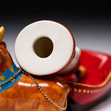 KOBEI Kiln Christmas Series - Santa Claus and Reindeer Ornament / 幸兵衛窯 サンタクロースとトナカイ
