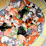 KOBEI Kiln 2026 222nd Anniversary Cat Plate / 幸兵衛窯 2026 222周年記念プレート「ねこづくし」