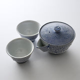 KOSHUN Kiln Kyo Kiyomizu Ware Shizuku Series Tea Set - Sora / 洸春窯 茶器セット 宙