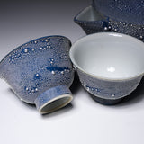 KOSHUN Kiln Kyo Kiyomizu Ware Shizuku Series Tea Set - Sora / 洸春窯 茶器セット 宙
