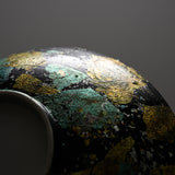 KOSHUN Kiln Kyo Kiyomizu Ware Hakkei Series Shallow Bowl / 洸春窯 浅鉢 箔景