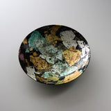 KOSHUN Kiln Kyo Kiyomizu Ware Hakkei Series Shallow Bowl / 洸春窯 浅鉢 箔景