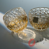 KAGAMI Crystal Edo-Kiriko Sake Set - Dazzling Wind / 風華 - Junichi Nabetani