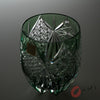KAGAMI Crystal Round Rock Glass - Subaru Green / 昴