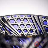 KAGAMI Crystal Edo-Kiriko Vase - Wisteria / 江戸切子 花瓶 藤