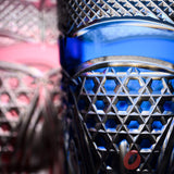 KAGAMI Crystal Edo-Kiriko Pair Tumbler Glass - Fish scales & Hexagonal Basket Weave Pattern / 魚子に六角籠目紋
