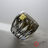 KAGAMI Crystal Edo-Kiriko Sake Glass - Lotus / 鍋谷聰 蓮