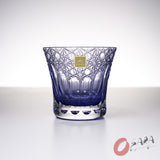 KAGAMI Crystal Edo-Kiriko Rock Glass - Yumeiro Purple / 江戸切子 ロックグラス