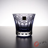 KAGAMI Crystal Edo-Kiriko Rock Glass - Yumeiro Purple / 江戸切子 ロックグラス